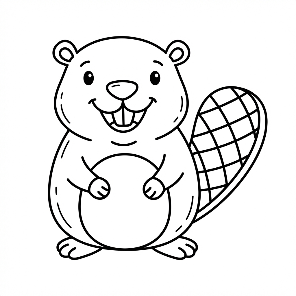 Beaver drawing preview