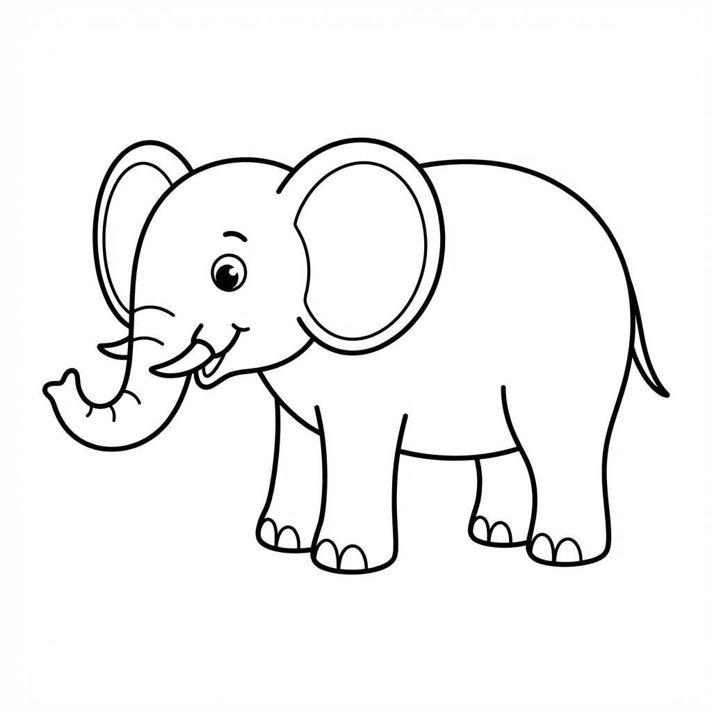 Elephant drawing preview