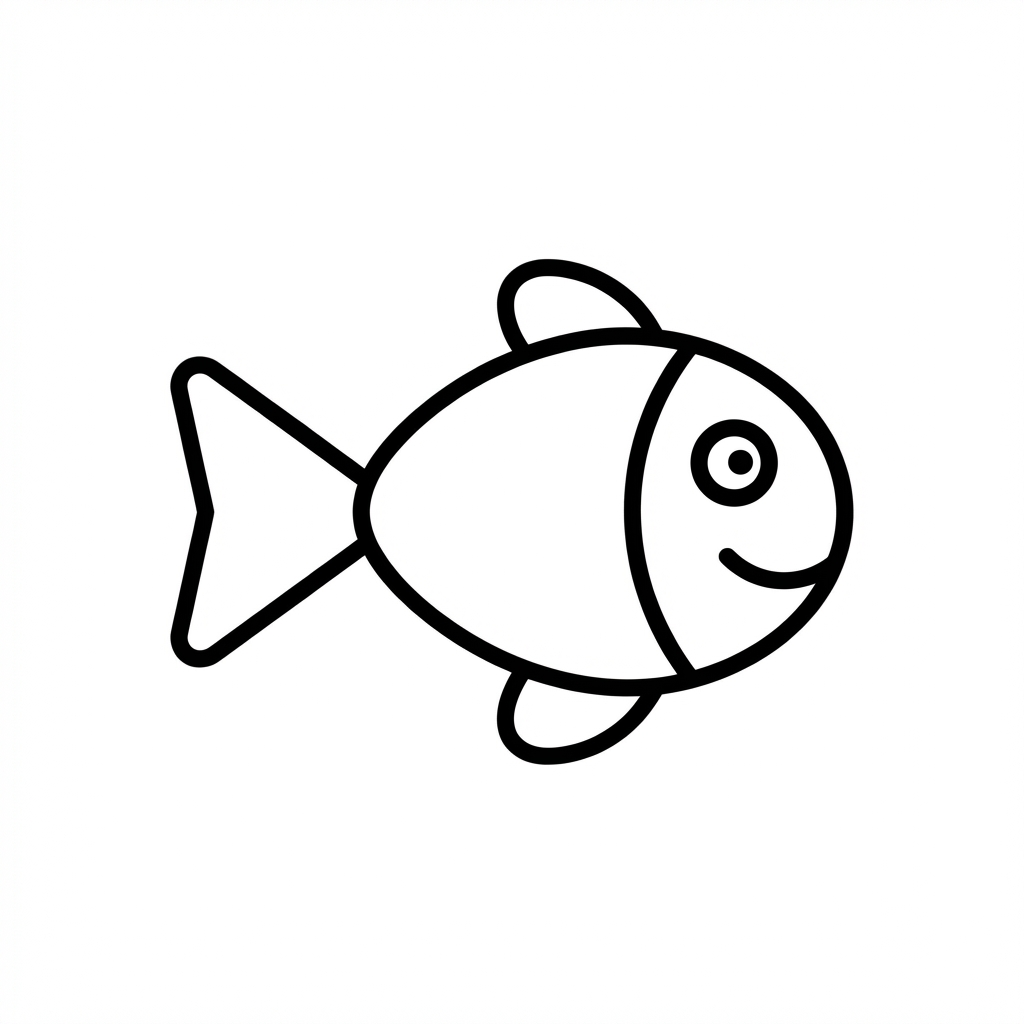 Fish drawing preview