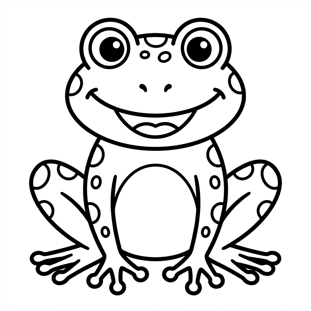 Frog drawing preview